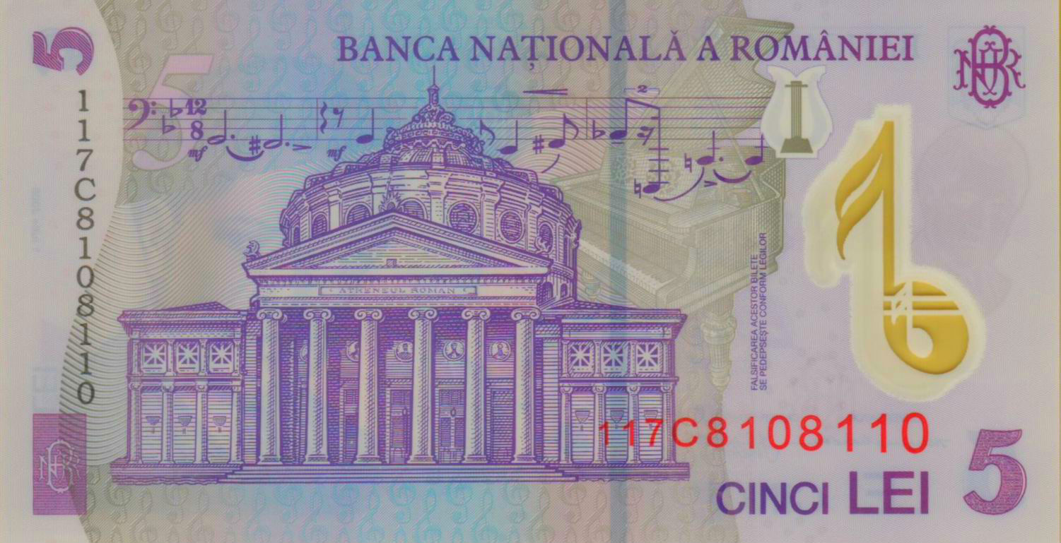 Romania 5 2011 UNC P-118/e
